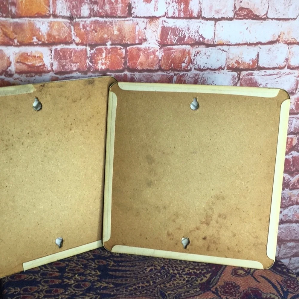 Vintage 60s Miller Studio Set of Four 3d Copper Toned Wall Art